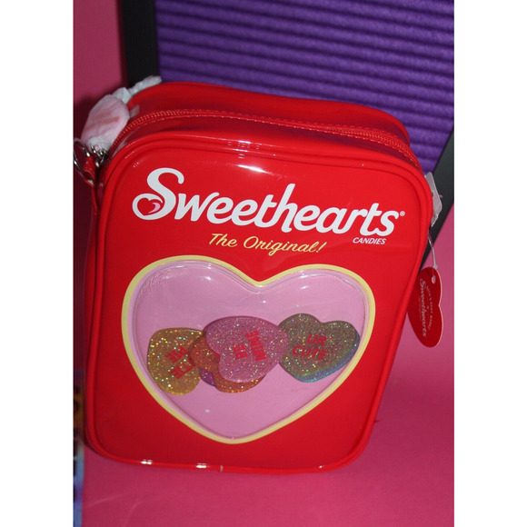 Bath & Body Works Sweethearts Candy Collaboration Crossbody Red Handbag - Picture 1 of 7